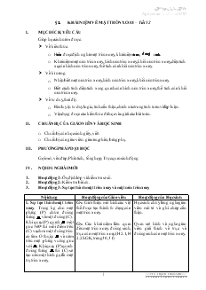 Giáo án lớp 12 môn Hình học - Khái niệm về mặt tròn xoay – tiết 12