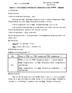 Giáo án lớp 12 môn Hình học - Tiết 03: Vectơ pháp tuyến. Phương trình tổng quát của đường thẳng