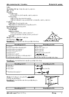 Giáo án lớp 12 môn Hình học - Tiết 18, 19: Bài tập về mặt cầu, mặt trụ, mặt nón