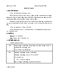 Giáo án lớp 12 môn Hình học - Tiết 19: Elíp