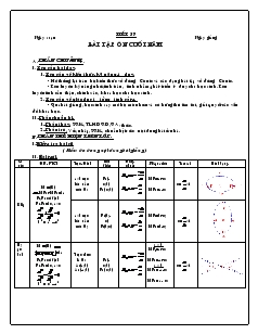 Giáo án lớp 12 môn Hình học - Tiết 57: Bài tập ôn cuối năm