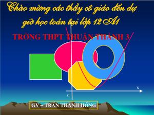 Giáo án lớp 12 môn Hình học - Tiết 92 - Ôn tập cuối năm