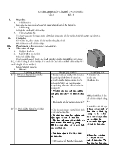 Giáo án lớp 12 môn Hình học - Tuần 04 - Tiết 4: Khối đa diện lồi và khối đa diện đều