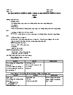 Giáo án lớp 12 môn Hình học - Tuần 14 - Tiết 17 - Hai đường thẳng chéo nhau và hai đường thẳng song song