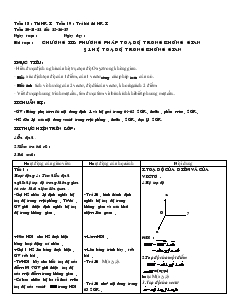 Giáo án lớp 12 môn Hình học - Tuần 18 - Hệ toạ độ trong không gian