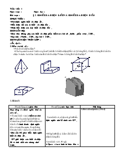 Giáo án lớp 12 môn Hình học - Tuần 4 - Tiết 4: Khối đa diện lồi và khối đa diện đều