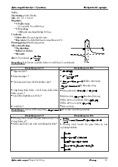 Giáo án lớp 12a môn Giải tích - Giải đề mẫu