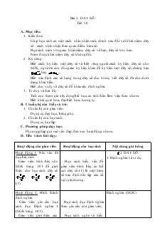 Giáo án môn Đại số lớp 11 - Bài 2: Dãy số (tiết 50)