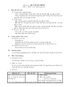 Giáo án môn Đại số lớp 11 - Bài 4: Cấp số nhân