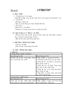 Giáo án môn Đại số lớp 11 - Tiết 22-23: Luyện tập (tiết 1)