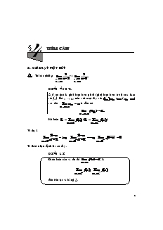 Giáo án lớp 12 môn Toán - Bài 4: Tiệm cận