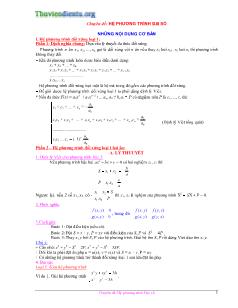 Giáo án lớp 12 môn Toán - Chuyên đề: Hệ phương trình đại số