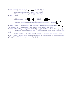Giáo án lớp 12 môn Toán - Đề kiểm tra số 157