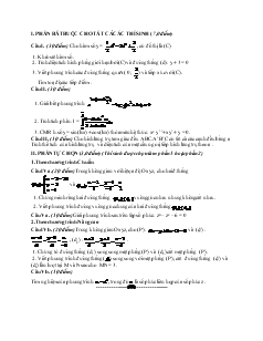 Giáo án lớp 12 môn Toán - Đề kiểm tra số 16