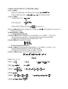 Giáo án lớp 12 môn Toán - Đề kiểm tra số 37