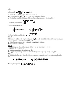 Giáo án lớp 12 môn Toán - Đề số 9