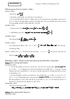 Giáo án lớp 12 môn Toán - Đề thi Thời gian 180 phút ( không kể giao đề )