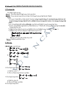Giáo án lớp 12 môn Toán - Sử dụng phương pháp hàm để giải, biện luận hệ phương trình