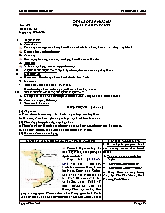 Bài giảng môn học Địa lý lớp 9 - Tiết 47 - Tuần 32: Địa lí địa phương: Địa lí tỉnh Tây Ninh