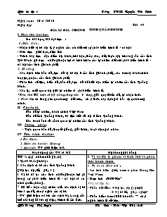 Bài giảng môn học Địa lý lớp 9 - Tiết 48: Địa lí địa phương tỉnh Quảng Ninh