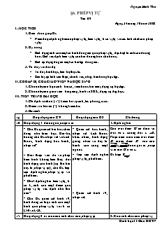 Bài giảng môn học Hình học lớp 11 - Bài 6: Phép vị tự - Tiết 09