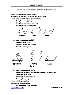 Bài giảng môn học Hình học lớp 11 - Quan hệ song song trong không gian