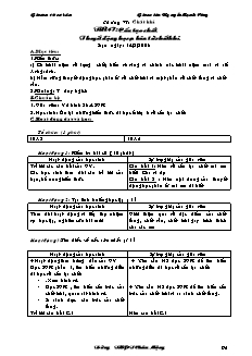 Bài giảng môn học Vật lý lớp 10 - Tiết 47: Cấu tạo chất. Thuyết động học phân tử chất khí