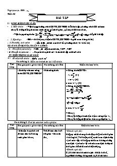 Bài giảng môn học Vật lý lớp 10 - Tiết 5: Bài tập (Tiếp theo)