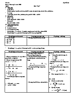 Bài giảng môn học Vật lý lớp 10 - Tiết 5: Bài tập (Tiết 1)