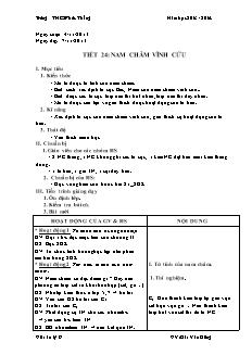 Bài giảng môn học Vật lý lớp 9 - Tiết 24: Nam châm vĩnh cửu