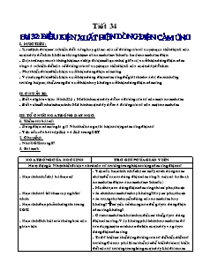 Bài giảng môn học Vật lý lớp 9 - Tiết 34 - Bài 32: Điều kiện xuất hiện dòng điện cảm ứng