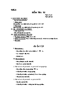 Bài soạn môn Địa lý 12 - Kiểm tra 45 phút