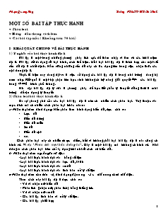 Bài soạn môn Địa lý 12 - Trường PTLC II - III Trấn Yên 2