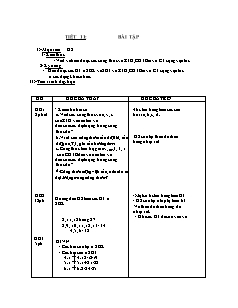 Bài soạn môn Vật lý lớp 10 (cơ bản) - Tiết 11: Bài tập