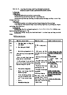 Bài soạn môn Vật lý lớp 10 (cơ bản) - Tiết 28, 29: Cân bằng của một vật chịu tác dụng của hai lực và ba lực không song song