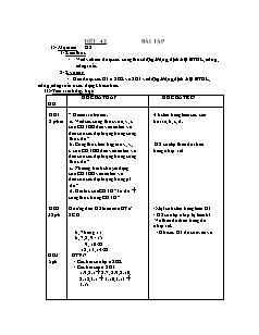 Bài soạn môn Vật lý lớp 10 (cơ bản) - Tiết 42: Bài tập