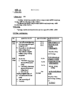 Bài soạn môn Vật lý lớp 10 (cơ bản) - Tiết 46: Cơ năng