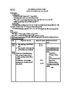 Bài soạn môn Vật lý lớp 10 (cơ bản) - Tiết 49: Quá trình đẳng nhiệt định luật bôi - Lơ - ma - ri - ốt