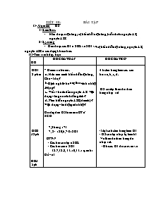 Bài soạn môn Vật lý lớp 10 (cơ bản) - Tiết 58: Bài tập