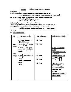 Bài soạn môn Vật lý lớp 10 (cơ bản) - Tiết 60: Biến dạng cơ của vật rắn