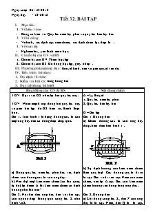 Bài soạn môn Vật lý lớp 9 - Tiết 32: Bài tập