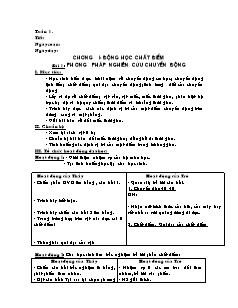 Bài soạn Vật lý lớp 10 - Bài 1 đến bài 7