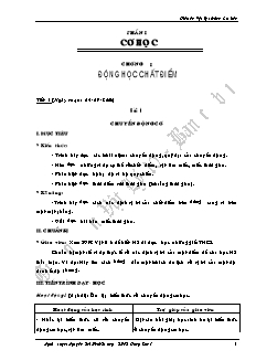 Bài soạn Vật lý lớp 10 - Nguyễn Tài Khôi