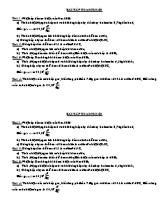 Bài tập tham khảo ôn tập Vật lý 8 - Số 14