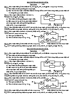 Bài tập tham khảo Vật lý 9 - Số 6