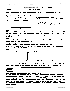 Bộ đề tham khảo ( học sinh giỏi - Vật lý lớp 9 ) đề số 1 ( thời gian 150 phút / 1 đề )