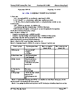 Giáo án Công Ngệ 8 bài 12, 13