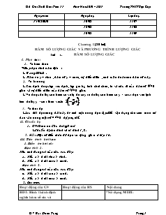 Giáo án Đại số khối 11 (cả năm)