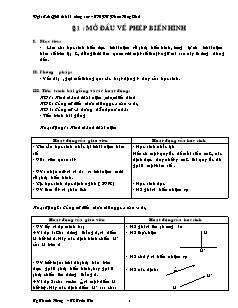 Giáo án Đại số và Giải tích 11 nâng cao – THPT Phan Huy Chú