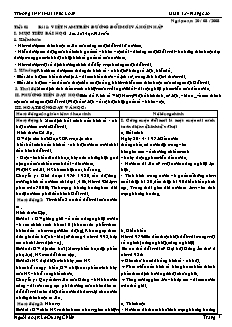 Giáo án Đia lí 12 - Nâng cao - Trường THPT Mai Thúc Loan